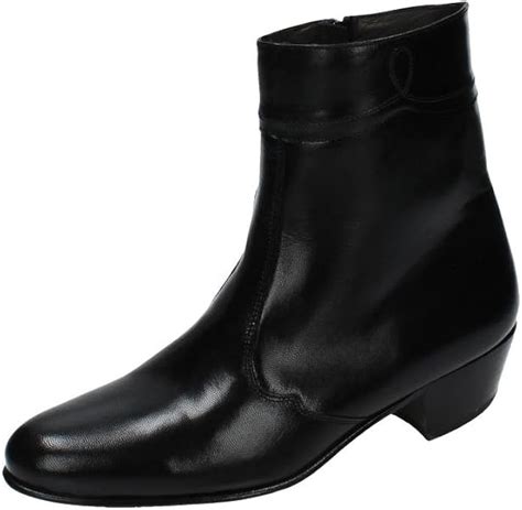 Moya Bottines Tacon Cubain Homme Bottes Bottines Noir Eu