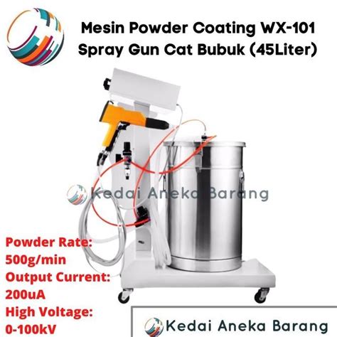 Jual Mesin Powder Coating Electrostatic Spray Gun Machine Wx Wx