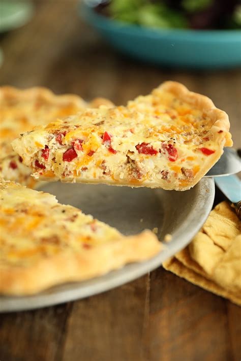 Bacon And Pimento Cheese Quiche Southern Bite