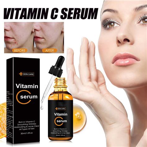 Vc Liquid Extract Moisturizing Facial Skin Desalting Fine Lines Wrinkles And Nasolabial Folds