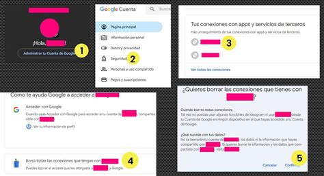 Cómo eliminar o desvincular un sitio web o aplicación de mi correo