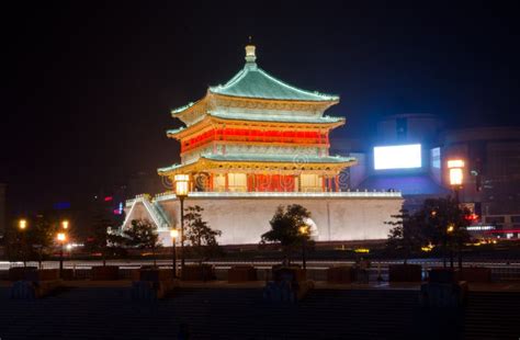 Torre En Xian China Imagen De Archivo Editorial Imagen De Chino