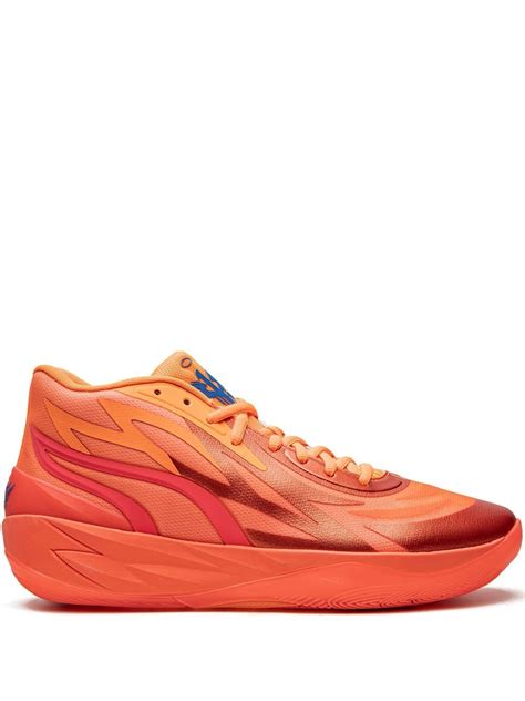 Puma Mb02 Supernova Sneakers Orange Farfetch Tw