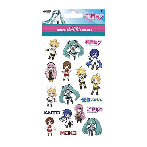 Hot Topic Hatsune Miku Virtual Singers Sticker Set Hamilton Place