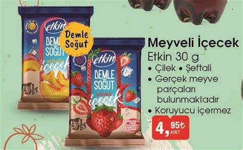 Etkin 30 g Meyveli İçecek İndirimde Market