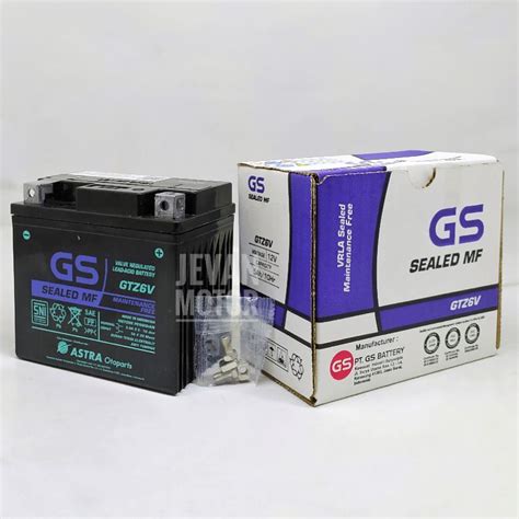 Jual Jevan Motor Gs Battery Mf Gtz V Aki Gtz V Aki Kering Gtz