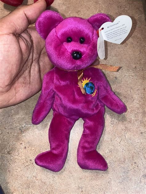 Ty Beanie Baby Millennium Millenium Bear Retired With Tag