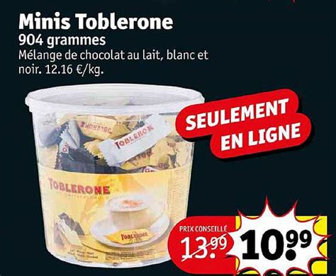 Promo Minis Toblerone Chez Kruidvat Icatalogue Fr