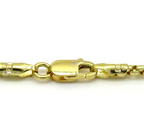 Buy 10k Yellow Gold Skinny Venetian Box Chain 22 24 Inch 20mm Online