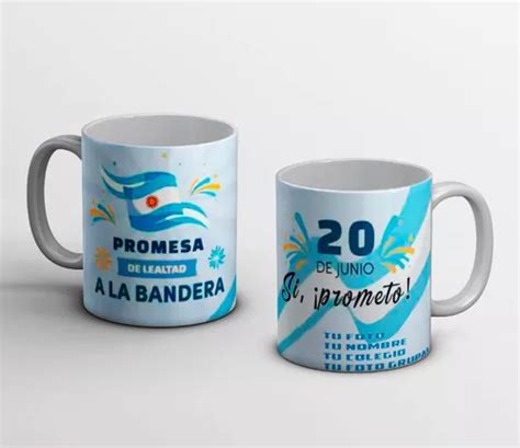 Taza Dise O Lealtad Promesa Jura A La Bandera Pack En Venta En