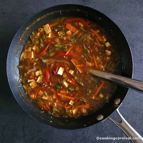 Veg Hot And Sour Soup Cooking Carnival