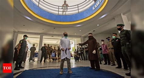 2 Men Caned 77 Times For Having Sex In Indonesia S Aceh Times Of India