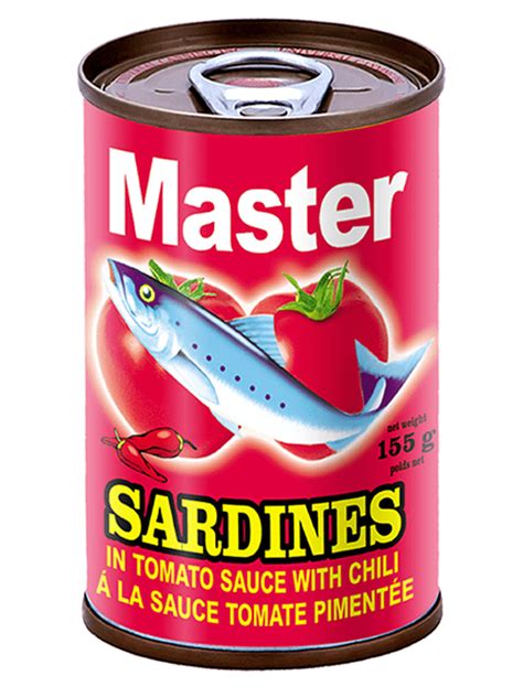 Master Sardines In Tomato Sauce Wchili 155g New Almanic