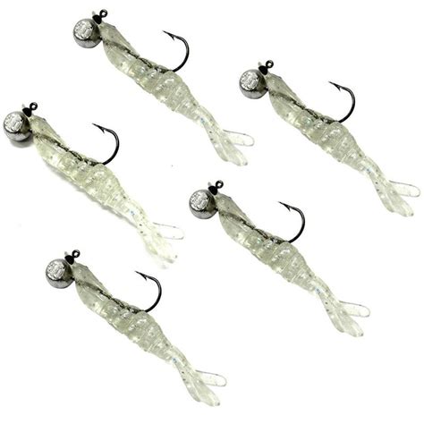 Kit Isca Camar O Easy Cast Cm C Jig Head Gr Transparente Isca