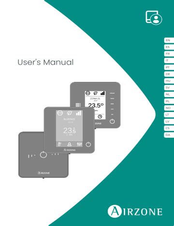 Airzone Blueface Zero Thermostat User Manual Manualzz