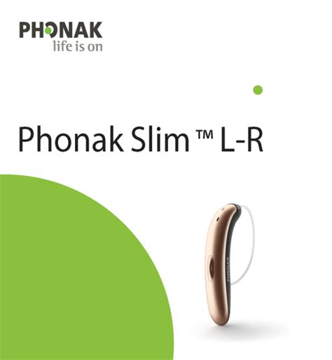 Phonak Hörgeräte Slim Lumity Hörhuus Hörgerät Akustiker In Zürich