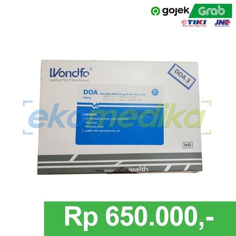 Jual Alat Test Narkoba Parameter Wondfo Multi Drug Panel Mop