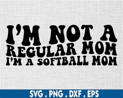 I M A Softball Mom Svg Softball Svg Softball Mom Svg Softball Mom Shirt Svg Sports Mom Svg