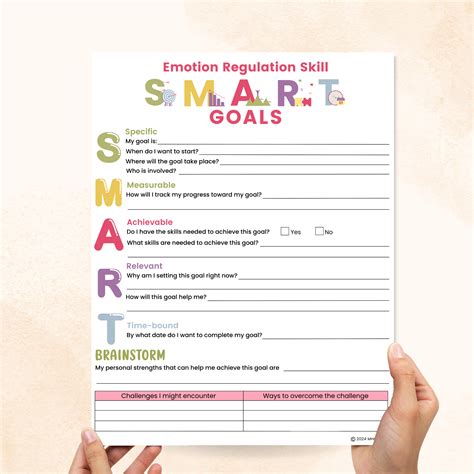 Smart Goals Worksheet Worksheets Library