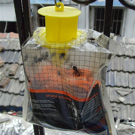 For Outdoor Hanging Fly Trap Disposable Insect Bug Attract Fly Catcher Bag Ebay