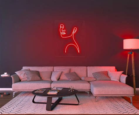 Led Neon Sign Girl Body Neon Bedroom Neon Light Sexy Etsy