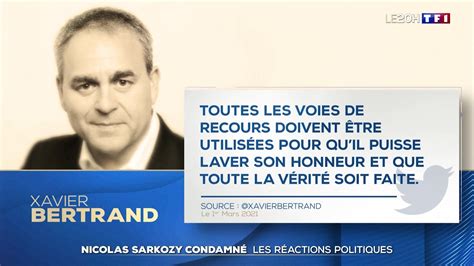 Les R Actions Politiques Apr S La Condamnation De Nicolas Sarkozy Dans