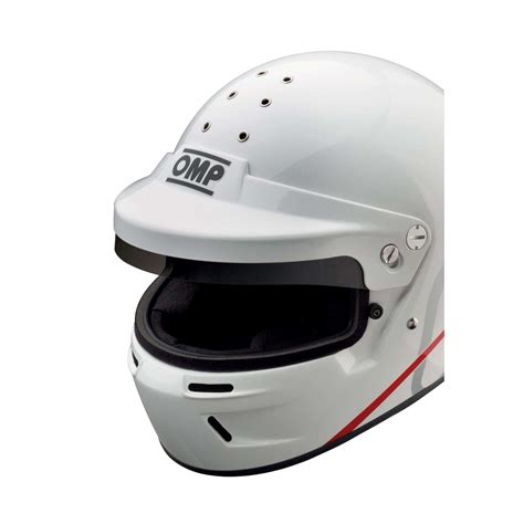 Omp Gp R Full Face Helmet White Fia Helmets Full Face Helmets