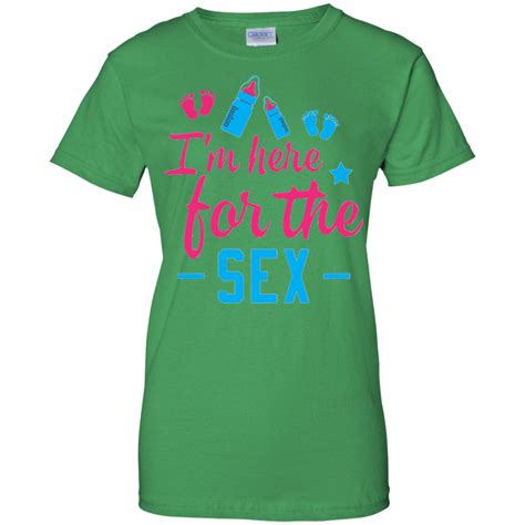 Im Here For The Sex Gender Reveal Party Shirt Shirt Design Online