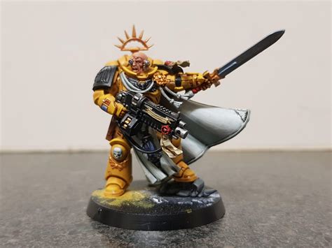 Wip Imperial Fists Primaris Captain R Warhammer K