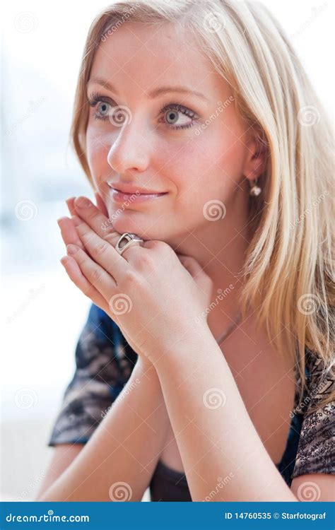 Blonde Haired Secretary Stock Image Image Of Business