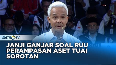 Pernyataan Ganjar Tentang Ruu Perampasan Aset Tuai Sorotan Youtube