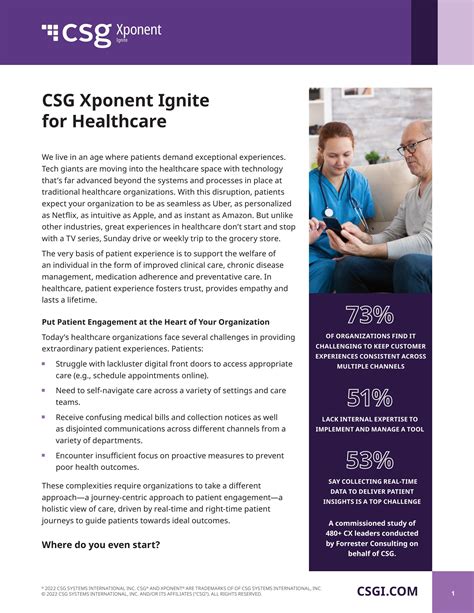 CSG Xponent Ignite for Healthcare Datasheet by CSG Systems - Issuu