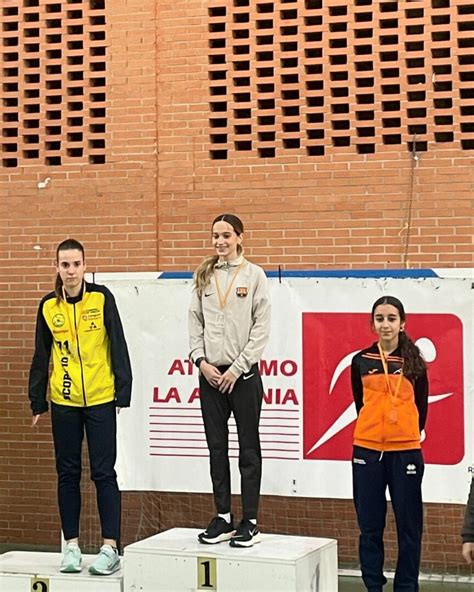 Fadwa Lachhab Del Club Atletismo Fraga Tercera En El Campeonato De