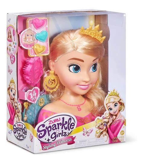 Busto Sparkle Girlz Con Accesorios Para Peinar Cm Juguetes Panre