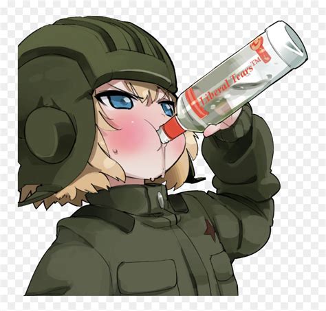 Anime Girls Drinking Alcohol , Png Download - Loli Vodka, Transparent Png - vhv