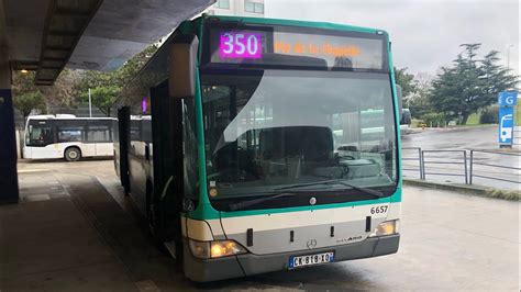 RATP Girouette Aesys LED Polychromes Oranges Sur Un Citaro Facelift