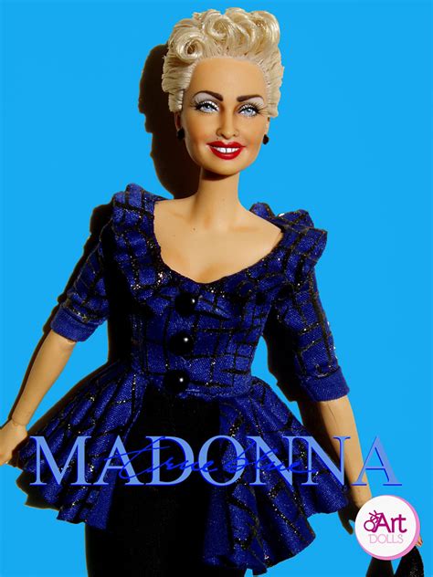 Madonna True Blue Ooak Barbie Doll By Oskart Dolls Oskart Dolls