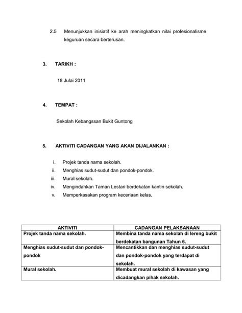 Kertas Kerja Keceriaan Sekolah Pdf