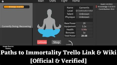 Paths To Immortality Trello Link And Wiki [official And Verified][january