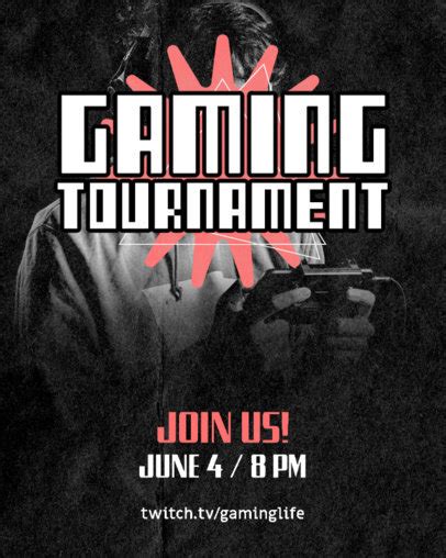 Placeit Instagram Post Template For A Live Gaming Tournament