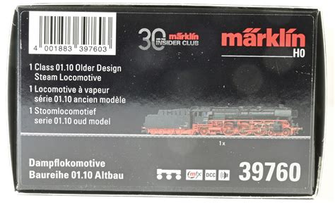 Märklin 39760 Dampflokomotive Baureihe 01 10 Altbau m Sound Insider