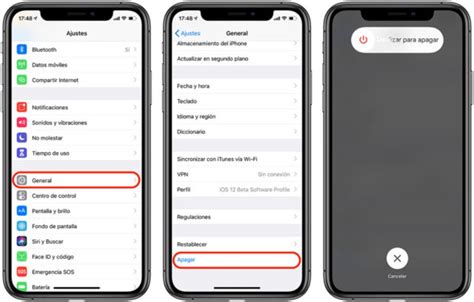 Cómo apagar o reiniciar el iPhone XS XS Max y XR