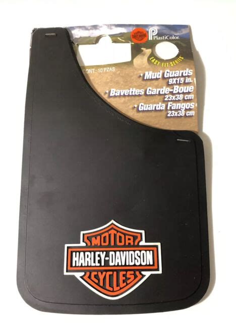 New Harley Davidson Easy Fit 9x15 Mud Guards Flaps Mudflaps Truck Auto