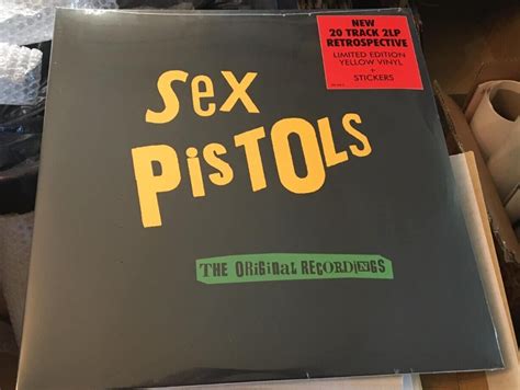 Sex Pistols The Original Recordings 2 Lp Yellow Vinyl 2022 For Sale Online Ebay