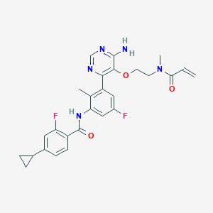 Remibrutinib | C27H27F2N5O3 | CID 118107483 - PubChem