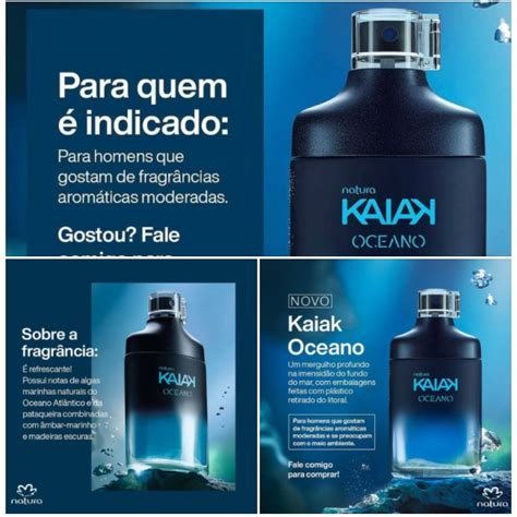 Desodorante Colonia Masculino Natura Kaiak Oceano Ml Shopee Brasil