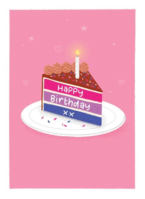 Birthday Bisexual By Blue Kiwi Design Cardly