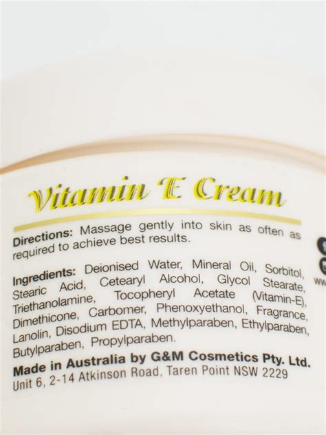 Australia Vitamin E Skin Repair Cream G Wintertime