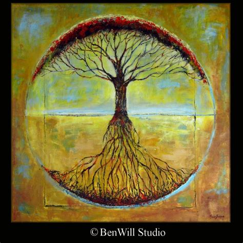 Abstract Tree Huge Painting Original Art Tree Of Life Modern Painting