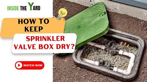 How To Keep Sprinkler Valve Box Dry Know The Easy Tips Youtube